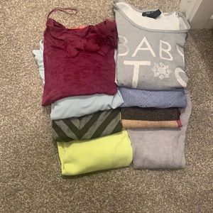 8 shirt lot.